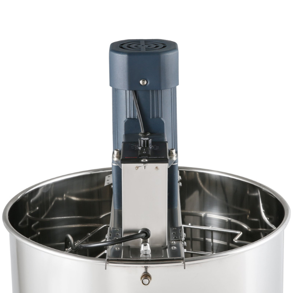 Extracteur de miel électrique en acier inox 4/8 cadres centrifugeuse séparateur miel avec couvercle 140 w hauteur réglable pour apiculture