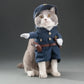 Costume policier pour chat